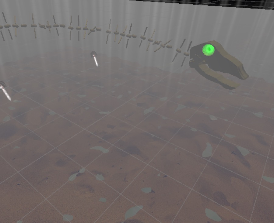 Doors, an underwater puzzle room